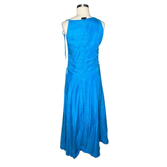 87ORIGINS Ere Dress Blue Maxi Lace Up Sides Women's Size 10 NWT Royal Blue - Picture 5 of 13